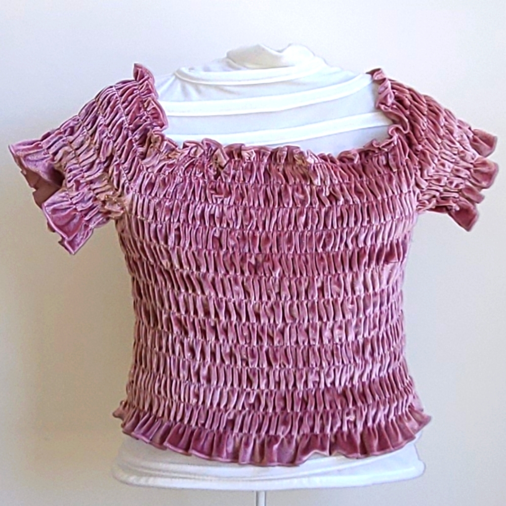Mauve Crop Top